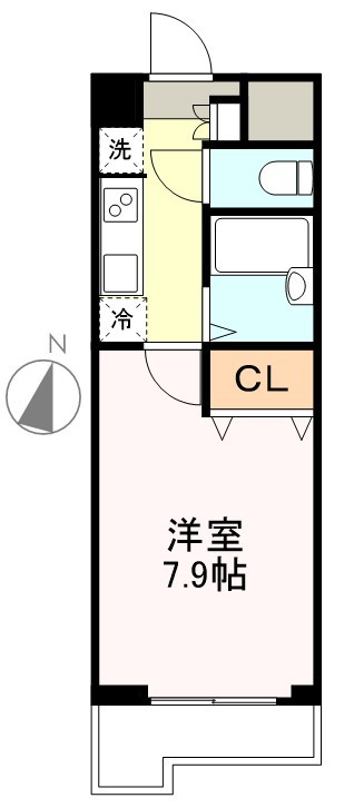 サンヴァーリオ小松島 202号室 間取り