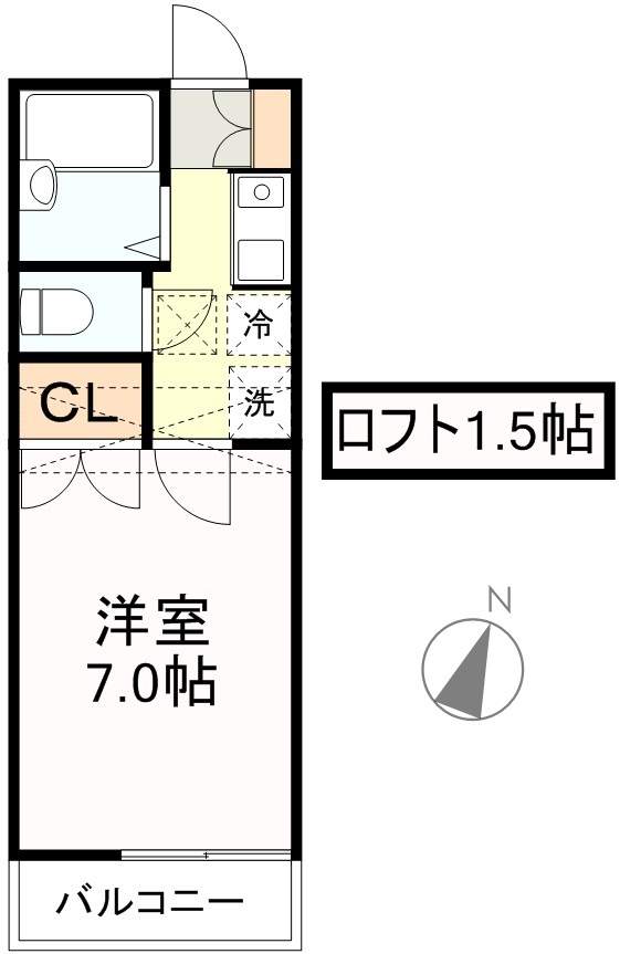 クリスタルパレス弐番館 間取り図