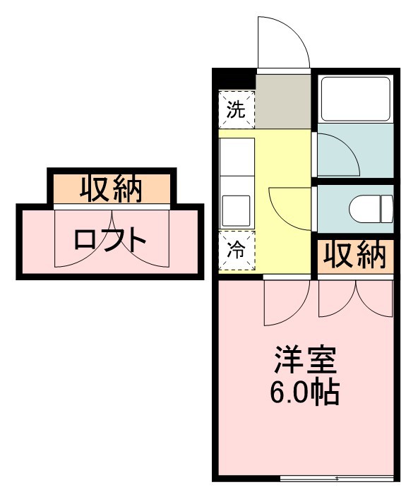 アーバンシティ南光台Ｃ棟 102号室 間取り