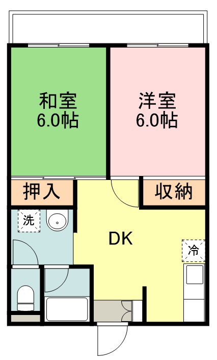 ＳＫＲハイツ 110号室 間取り