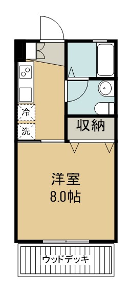 ヴィラマール錦町 102号室 間取り