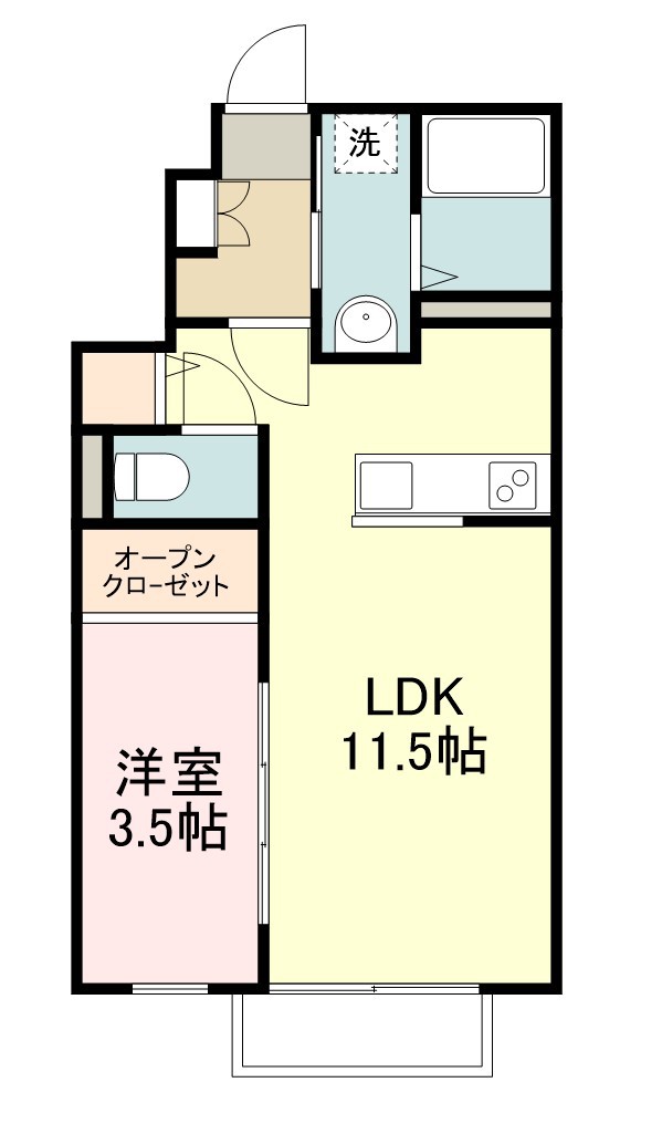 アステラス八乙女 間取り図