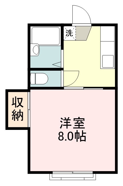 パルゾーンⅠ 202号室 間取り