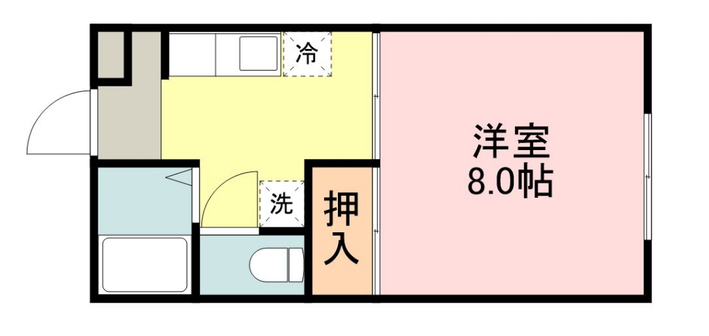 ハイツシャルマン 201号室 間取り