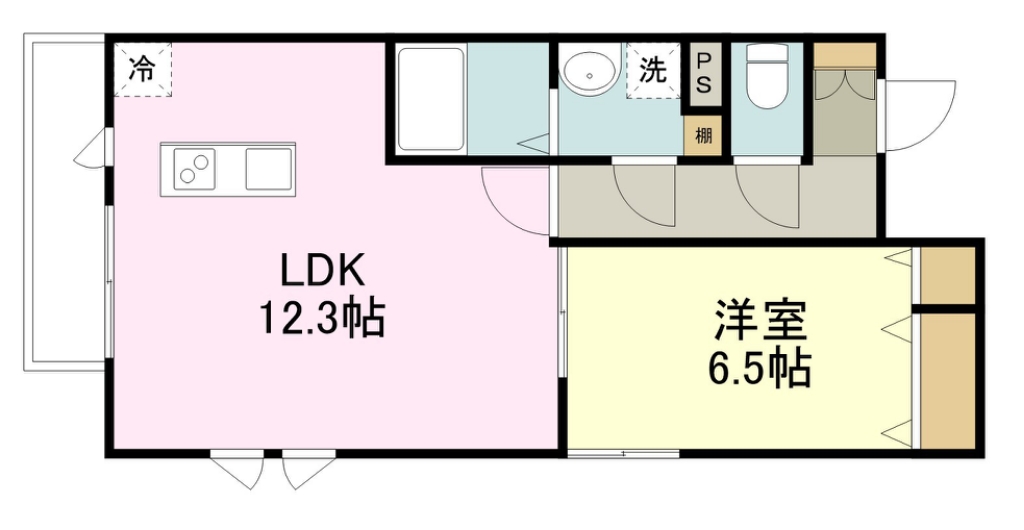 Ｍｅａ．ｎｕｉ上杉 間取り図