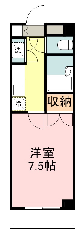 ロイヤルヒルズ泉崎Ⅱ 間取り図