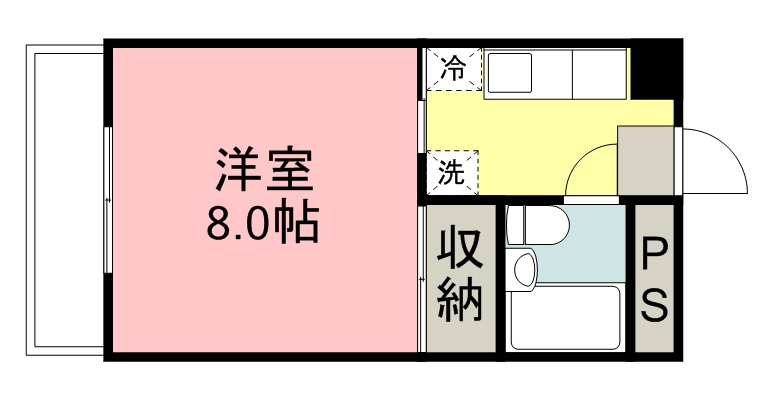 宮町リトル・ヒルズ 207号室 間取り