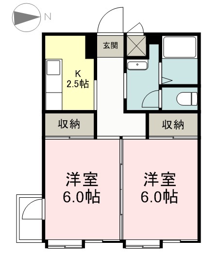 オーロラビル 間取り図