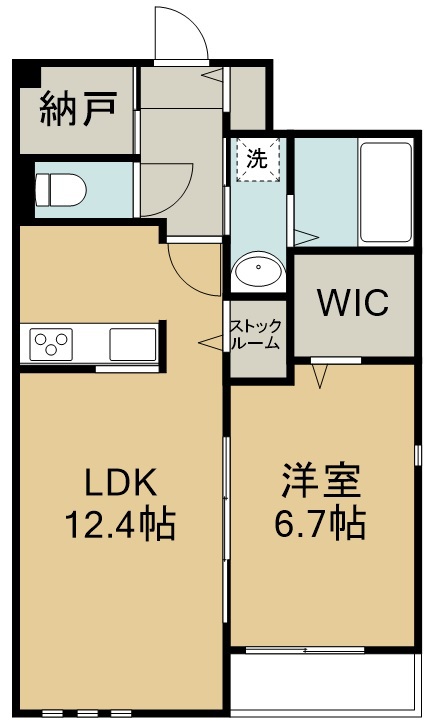 メゾン・ルチルス　Ｂ 間取り図