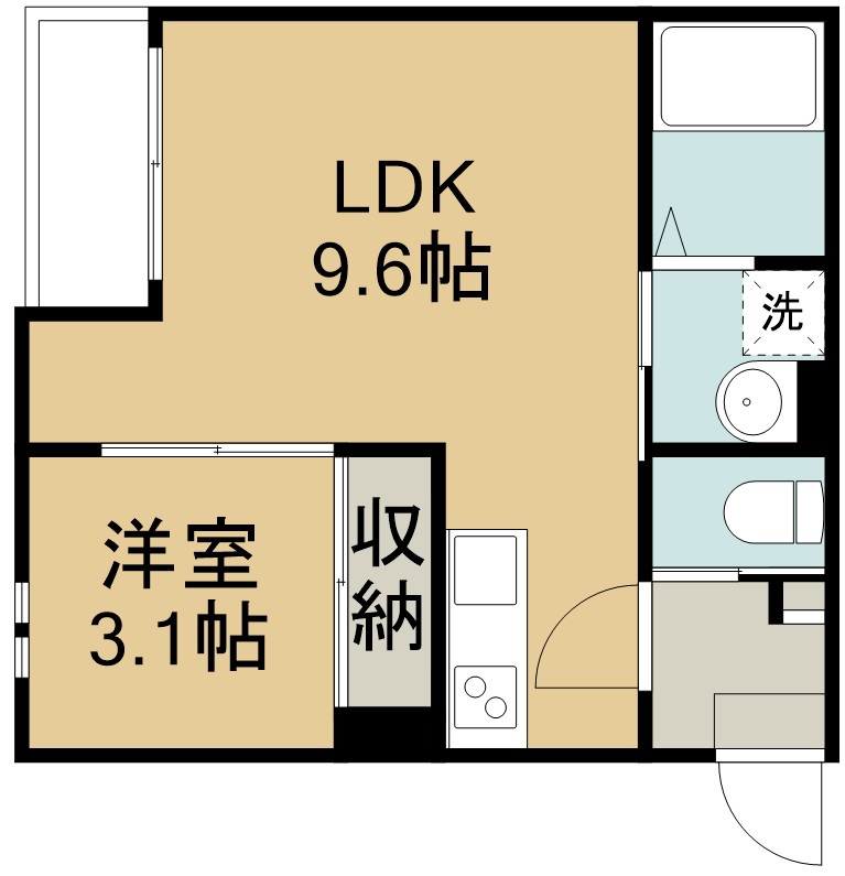 リブライト東仙台 間取り図