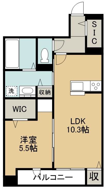 メゾン・ルチルス　Ｂ 間取り図