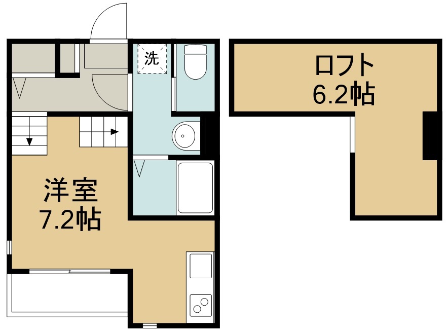 ヴィラージュ花 間取り図