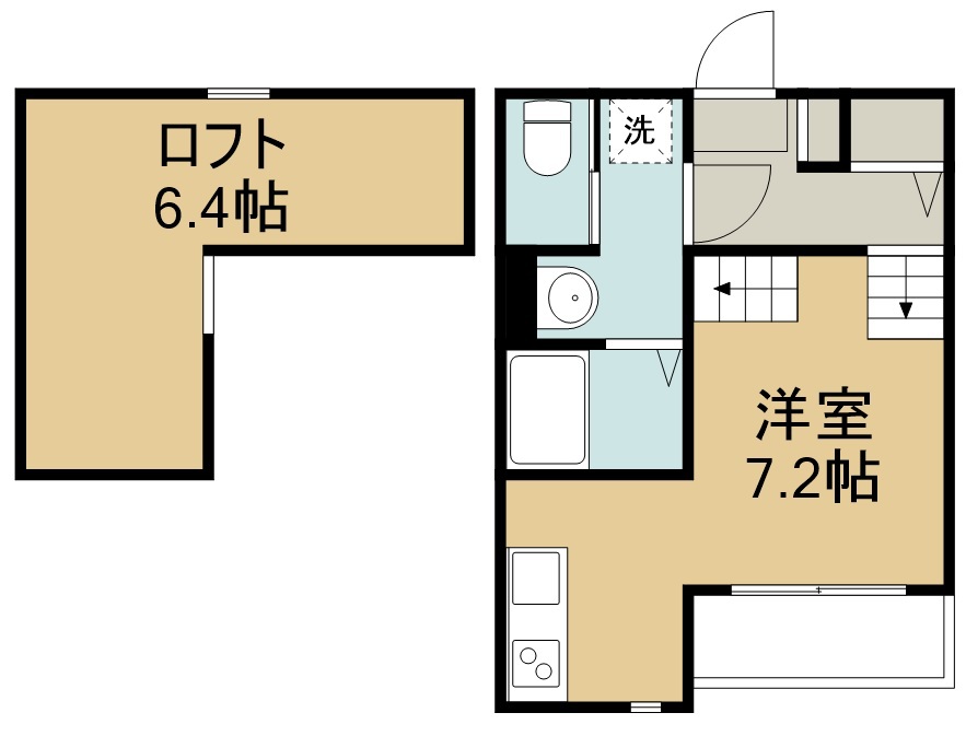 ヴィラージュ花 間取り図