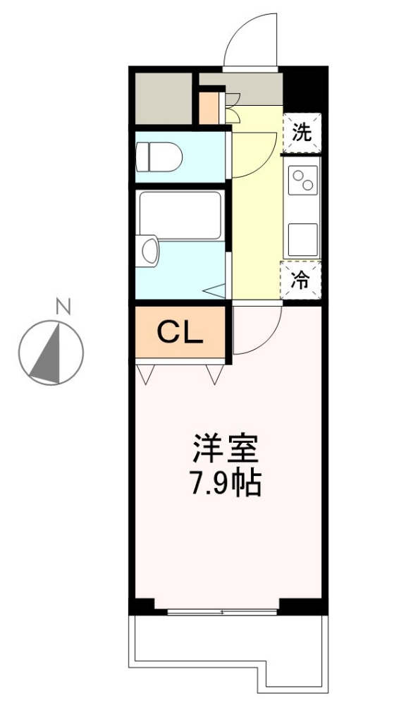 サンヴァーリオ小松島 間取り図