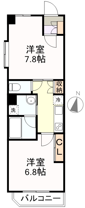 しゃとれ旭ヶ丘通り 間取り図