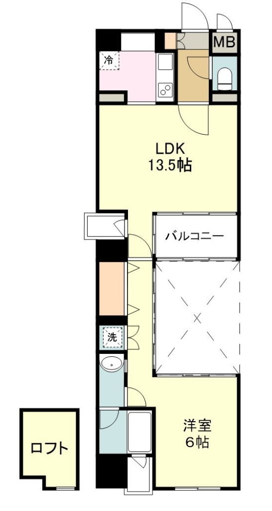 プレシャス二日町 間取り図