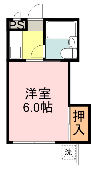 コーポ台原Ａ棟 間取り図