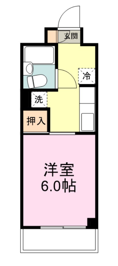 ハイツ袖振丁 間取り図