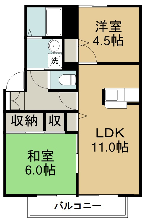 パステルオジマ２号館 間取り図