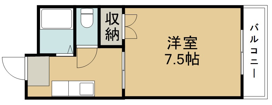 サンパレス向陽Ⅱ 間取り図