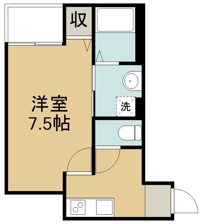 グラム 103号室 間取り