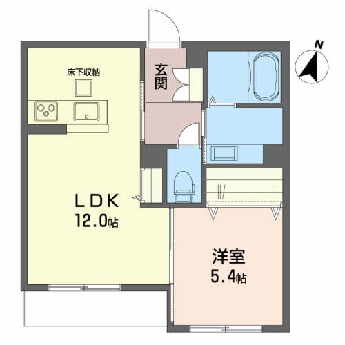 ベレオ五輪 102号室 間取り