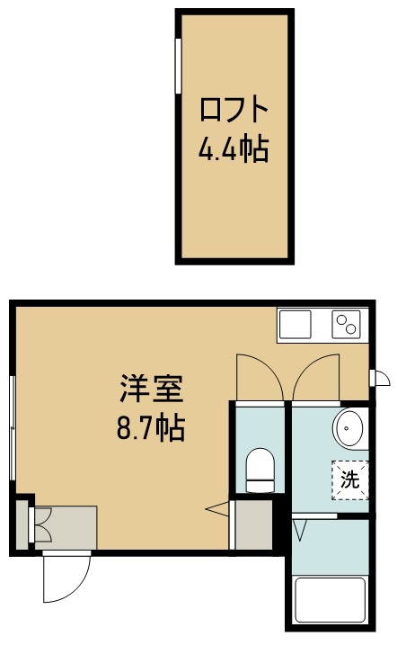 エクシリア志波町 間取り図