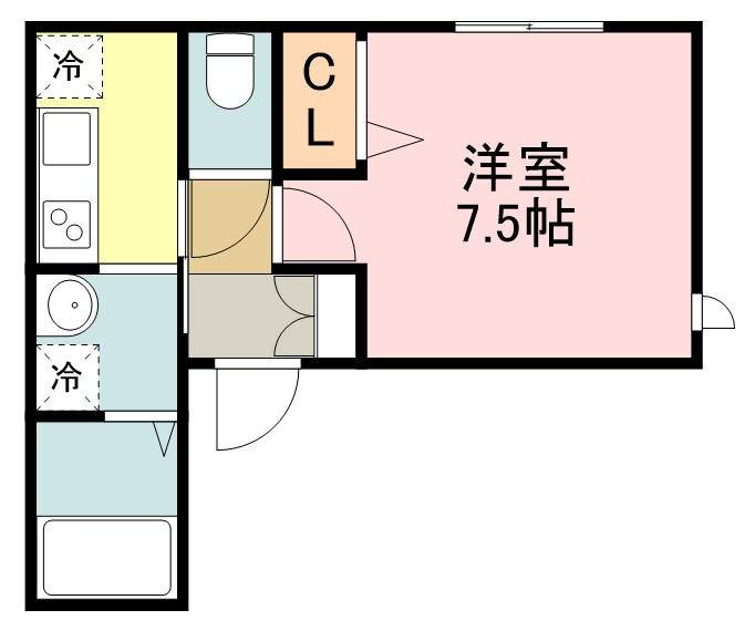 シャーメゾン真栄 間取り図