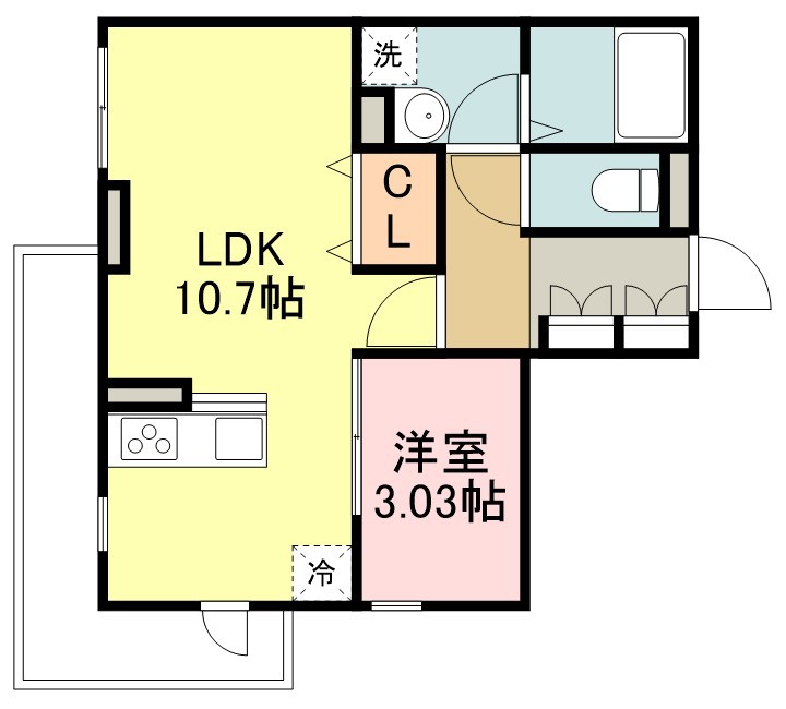 ＬＵＡＮＡ・ＡＩＲ・ＲＥＳＩＤＥＮＣＥ宮町 間取り図