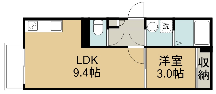 ＲＥＧＡＬＥＳＴスカイヒル銀杏町 203号室 間取り