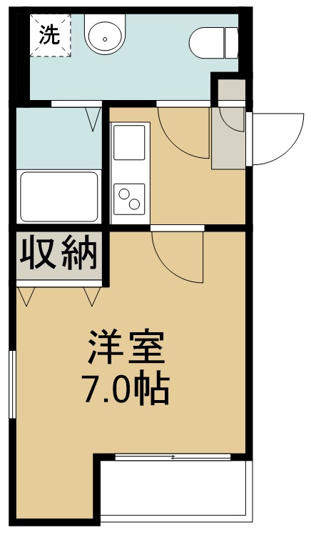 アルカンシェルＲＥＮ　Ⅰ 303号室 間取り