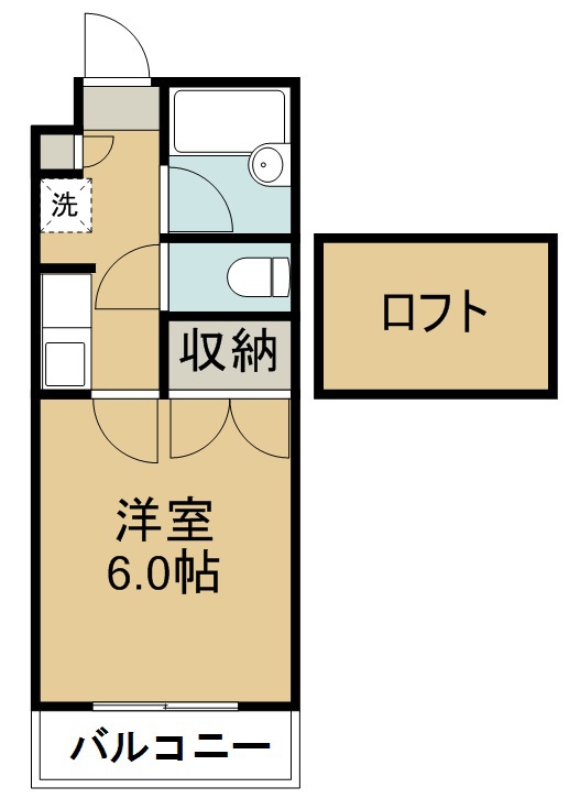 サンリブ中倉 110号室 間取り