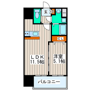 シティタワー二十人町 間取り図