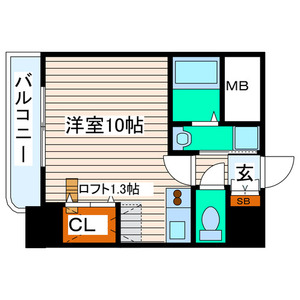 榴岡レジデンス壱番館 間取り図