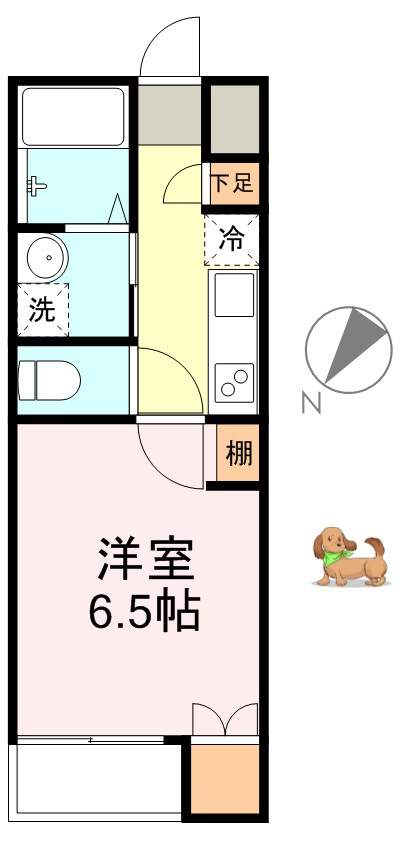 メゾンエスポワール堤町 間取り図