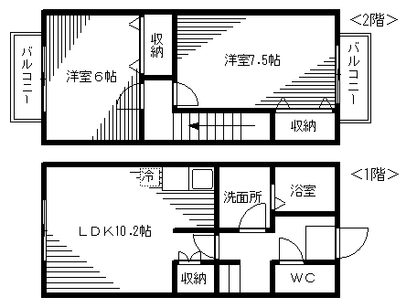 ブリックコート川平 間取り図