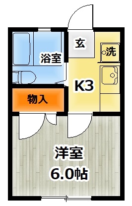 あけぼのハイツ 間取り図