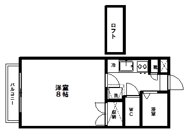 ラフォーレ壱番館 間取り図