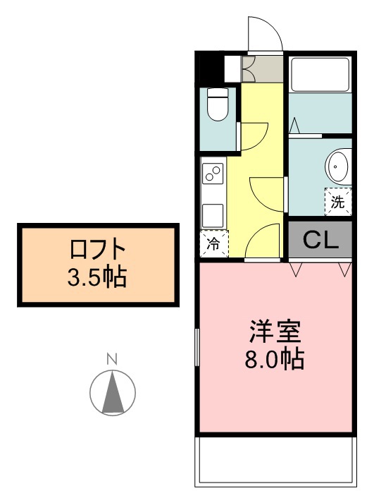 プリンスコート桜ヶ丘中央 間取り図