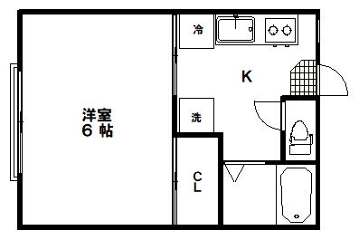 メゾンキクタ 間取り図