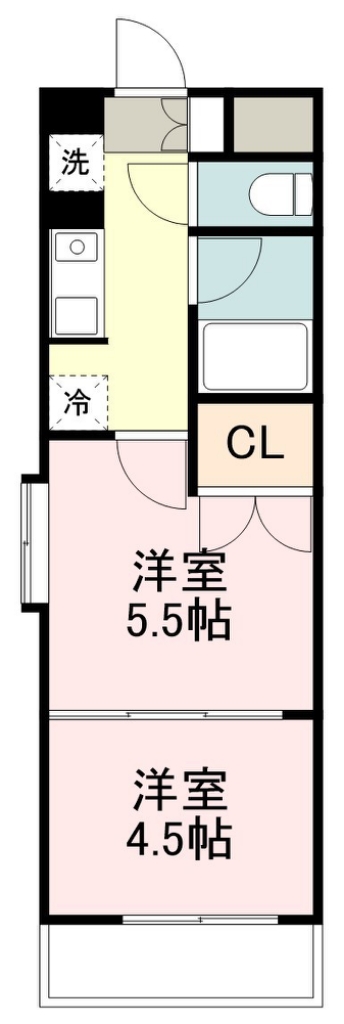 アルファ台原 間取り図