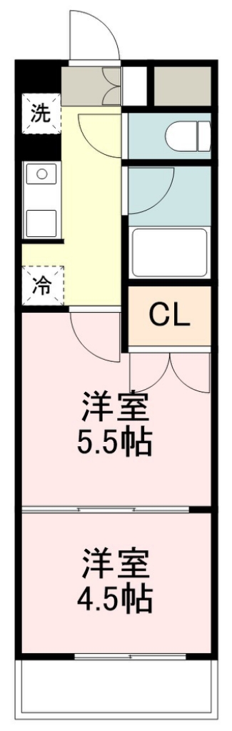 アルファ台原 間取り図