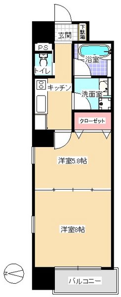 レグルス北目町 間取り図