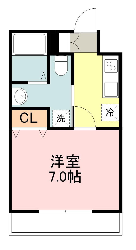 エルスタンザ通町 間取り図