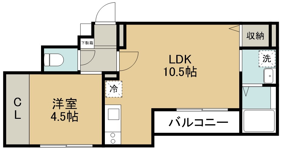 アステラス銀杏町 間取り図