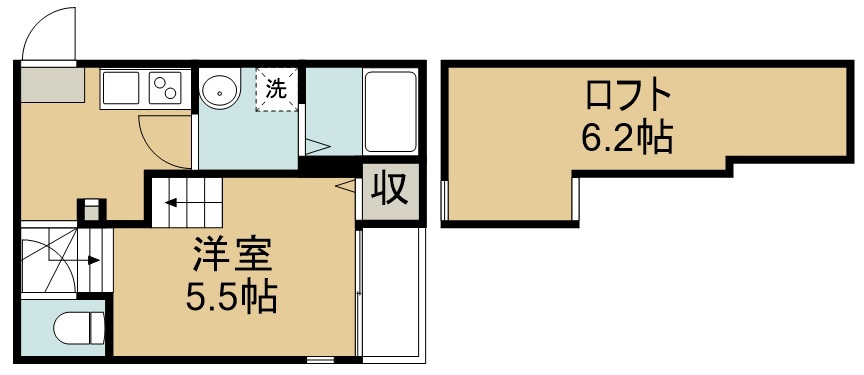 クレフラスト栄 間取り図