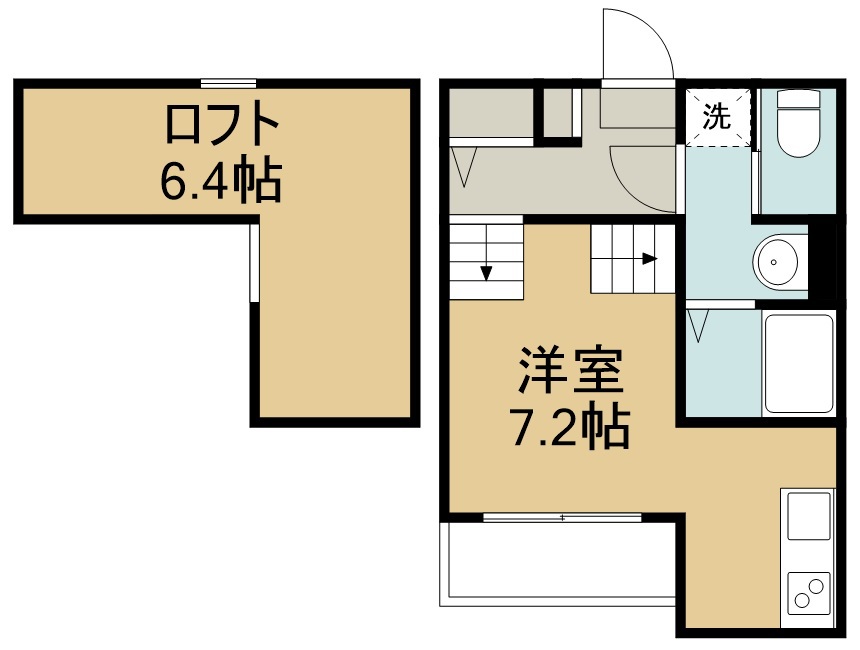 クレフラスト栄 間取り図