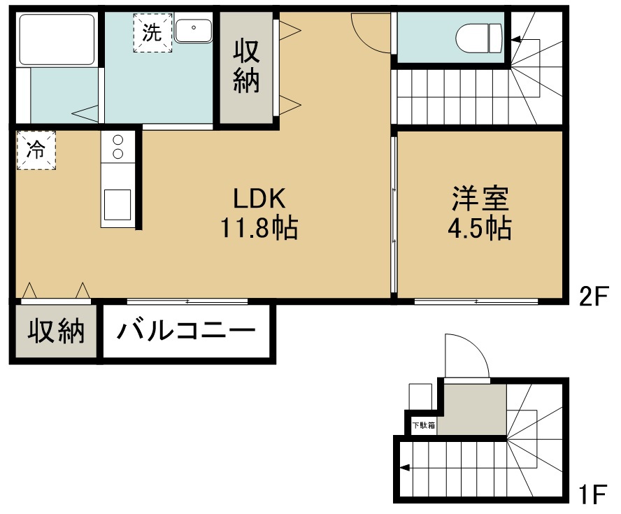 アステラス銀杏町 間取り図