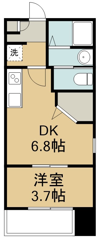 シェルグランデ鉄砲町東 間取り図