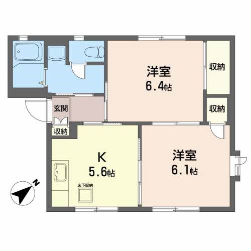 ファミール　コマツ 間取り図